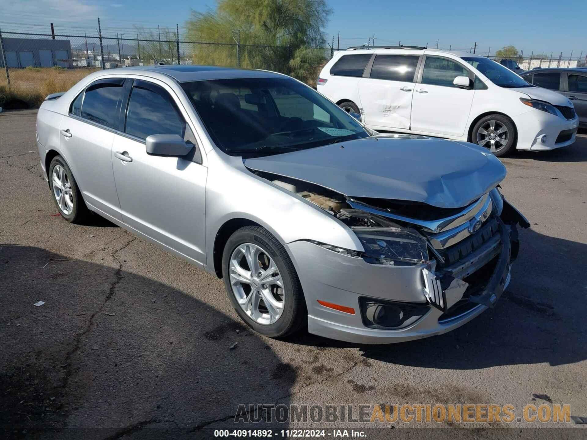 3FAHP0HA6CR247822 FORD FUSION 2012