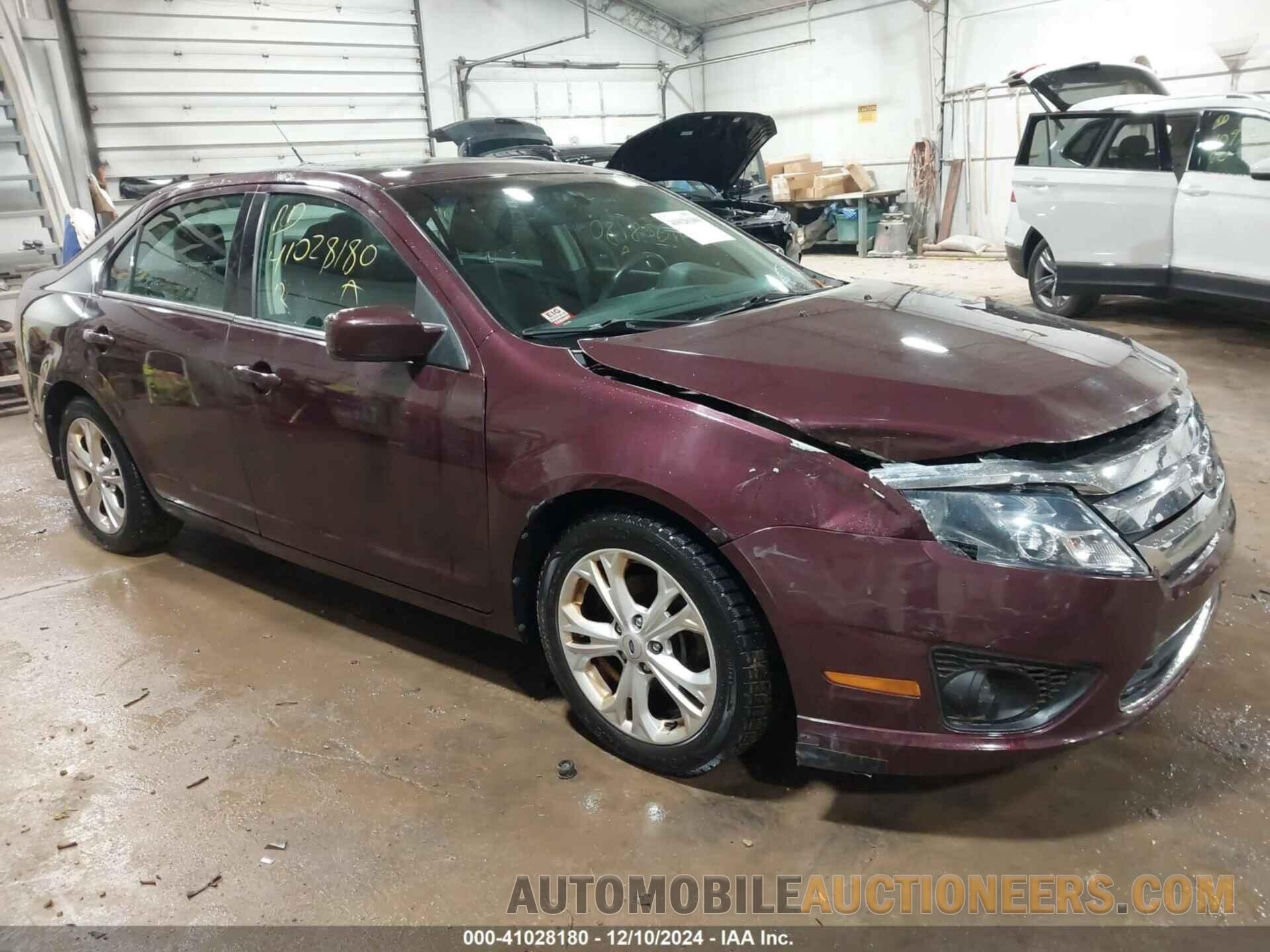 3FAHP0HA6CR361643 FORD FUSION 2012