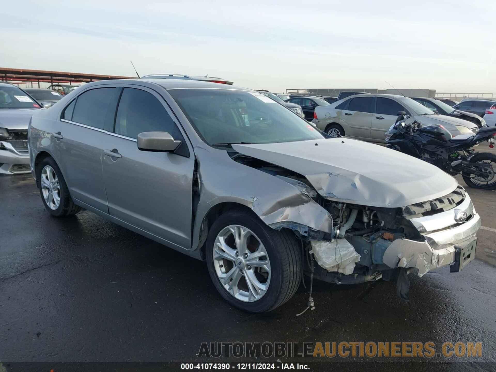 3FAHP0HA6CR381262 FORD FUSION 2012