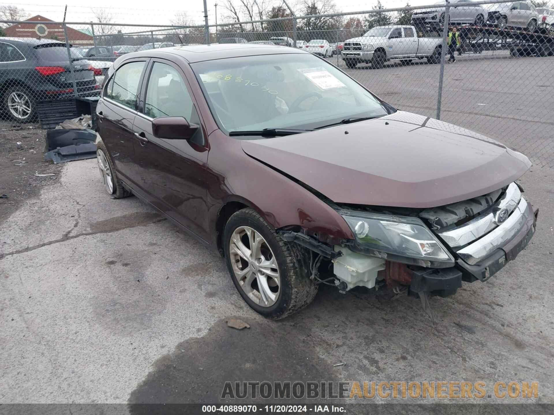 3FAHP0HA7CR154856 FORD FUSION 2012