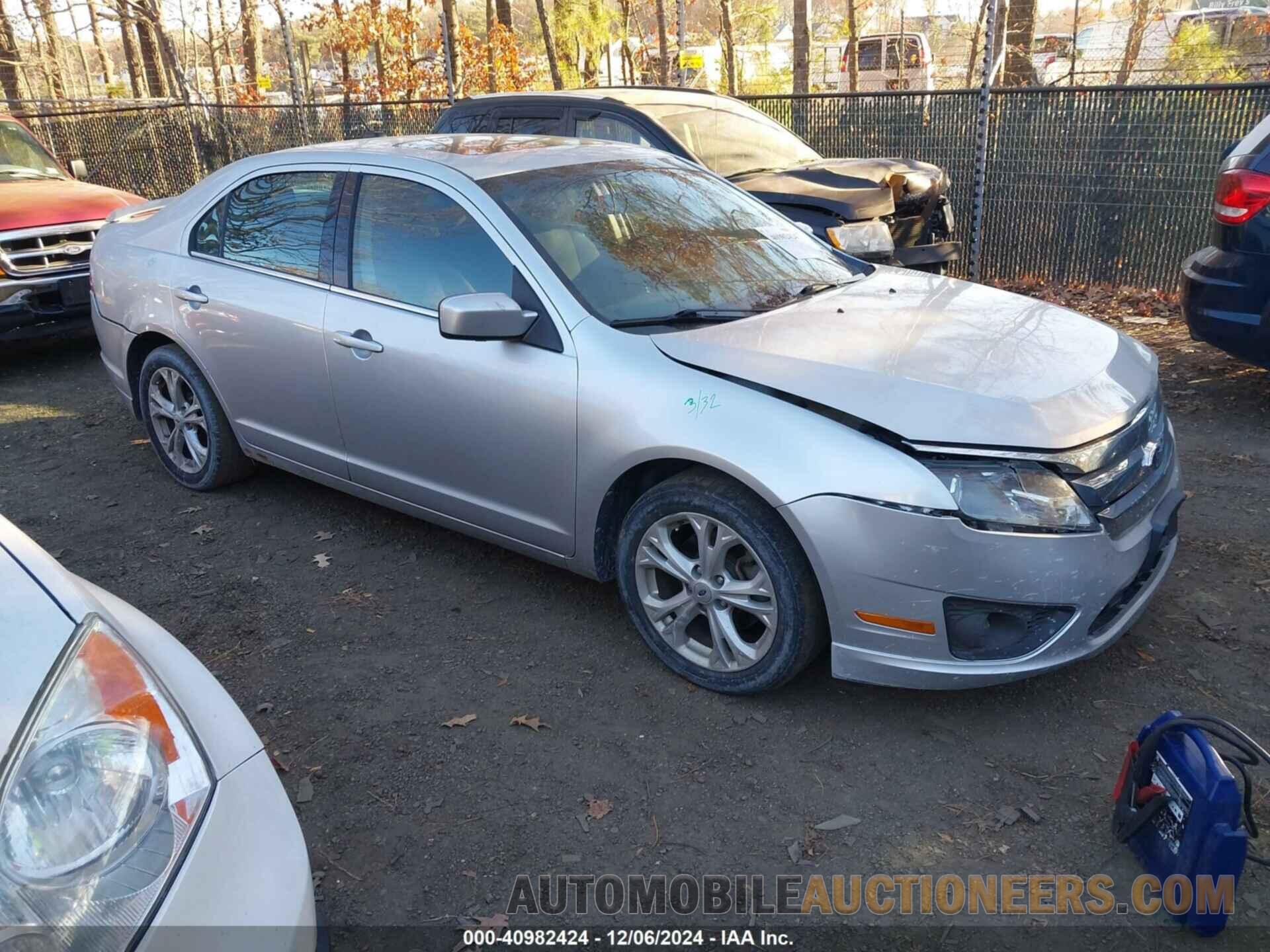 3FAHP0HA8CR153845 FORD FUSION 2012