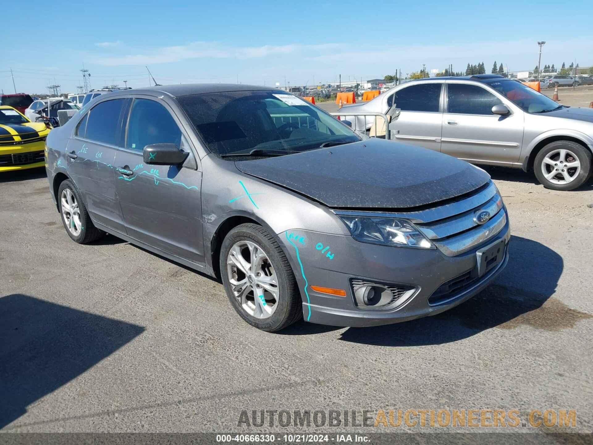 3FAHP0HA9CR327700 FORD FUSION 2012