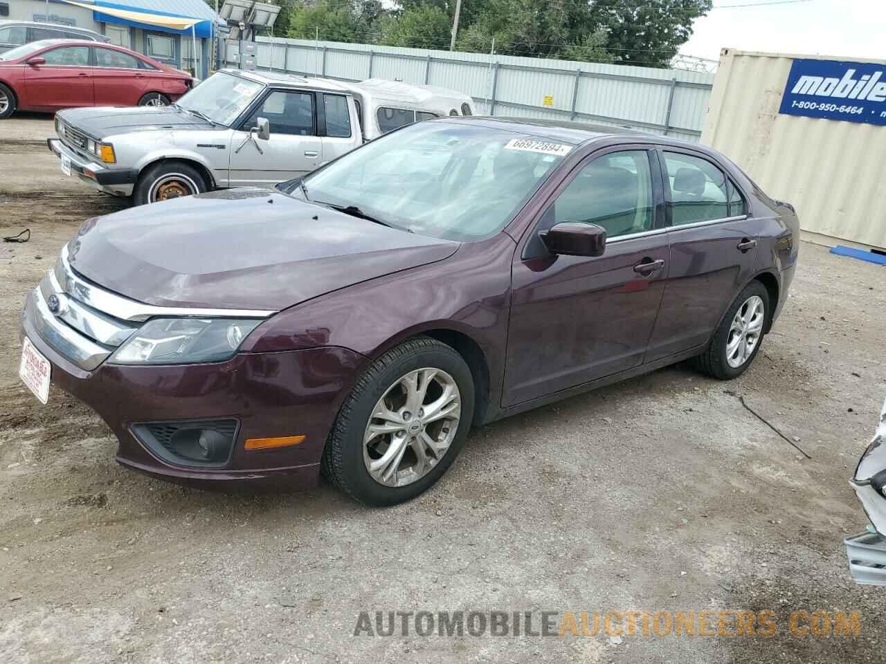 3FAHP0HA9CR437565 FORD FUSION 2012