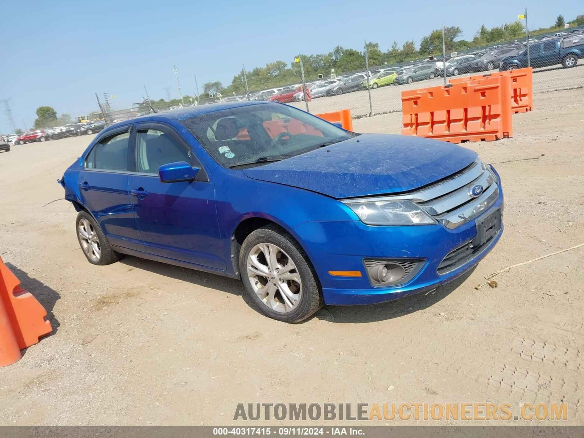 3FAHP0HAXCR113847 FORD FUSION 2012