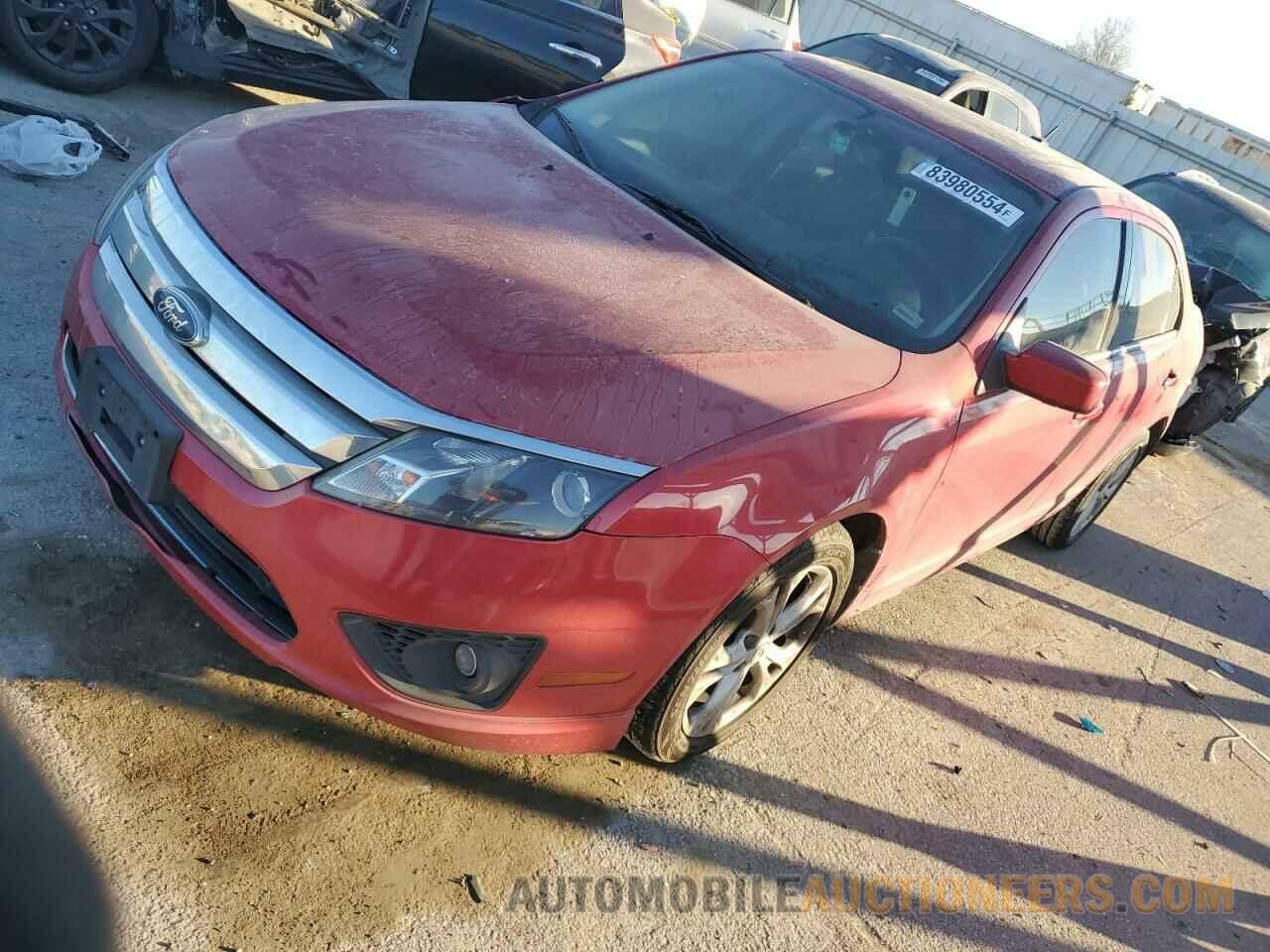 3FAHP0HAXCR231221 FORD FUSION 2012