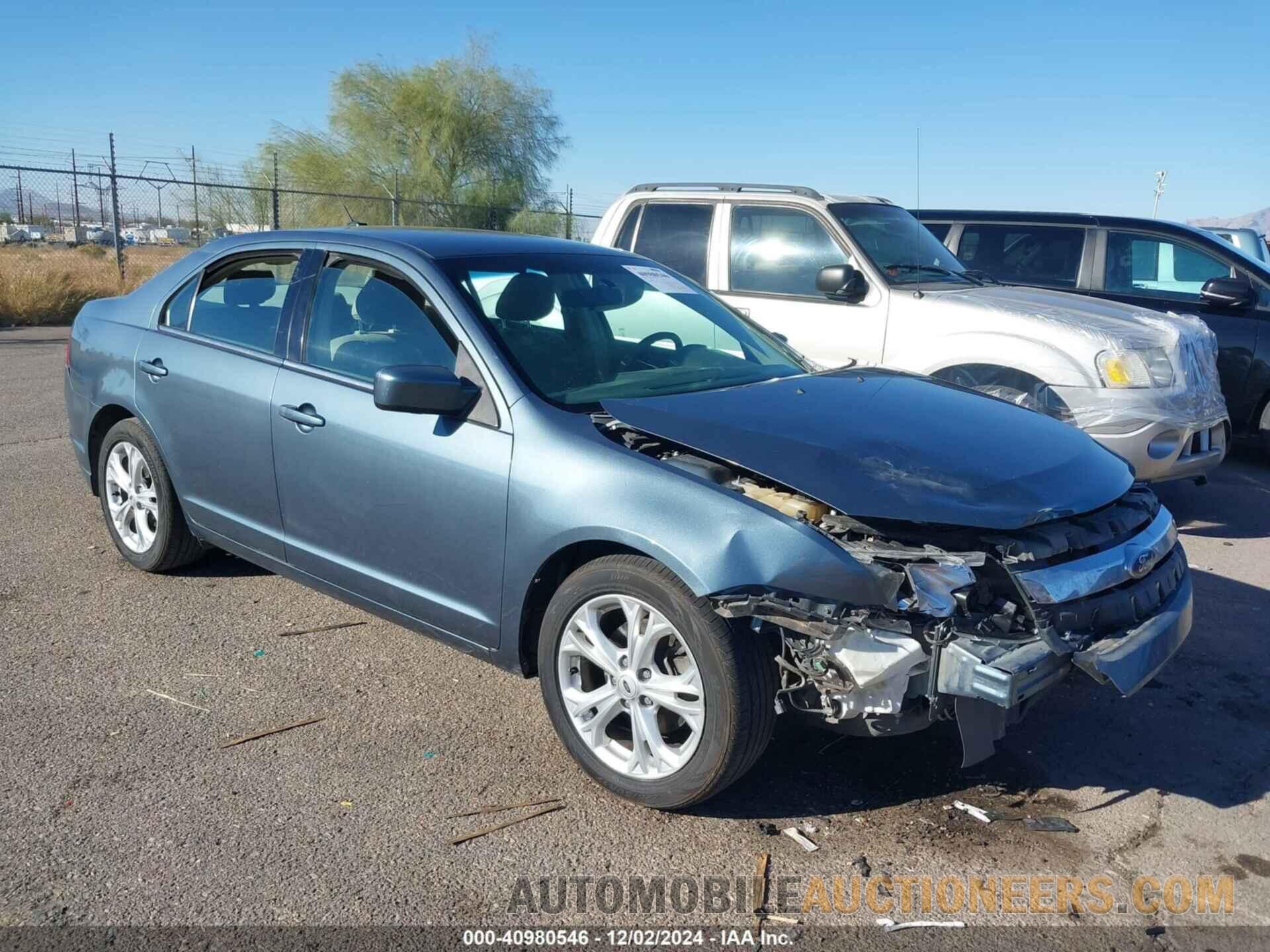 3FAHP0HAXCR239366 FORD FUSION 2012