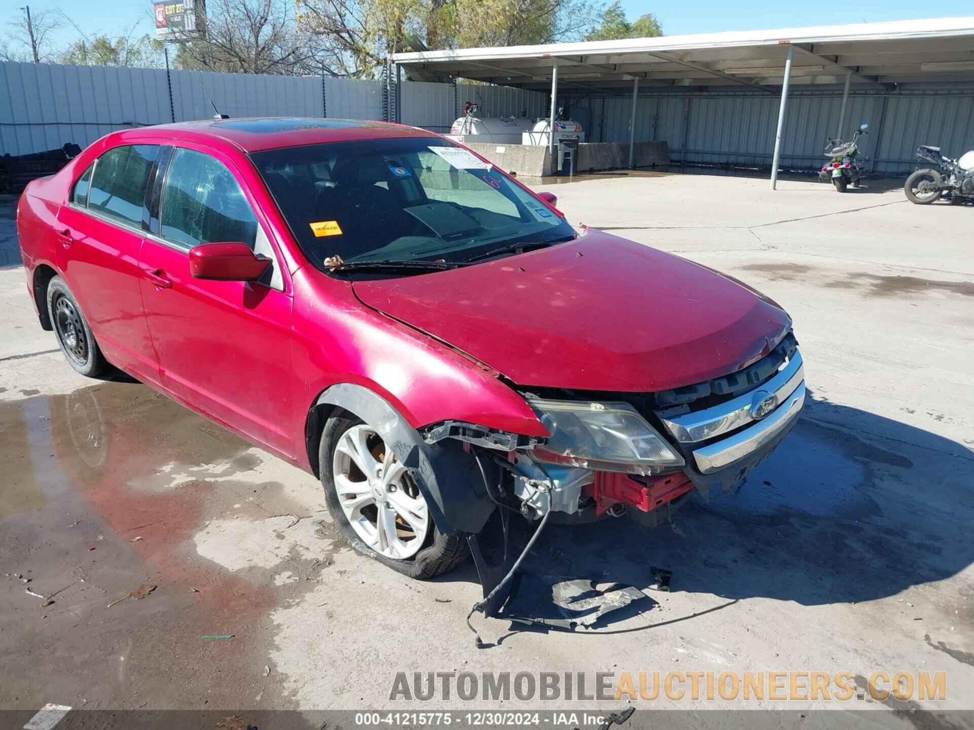 3FAHP0HAXCR395097 FORD FUSION 2012