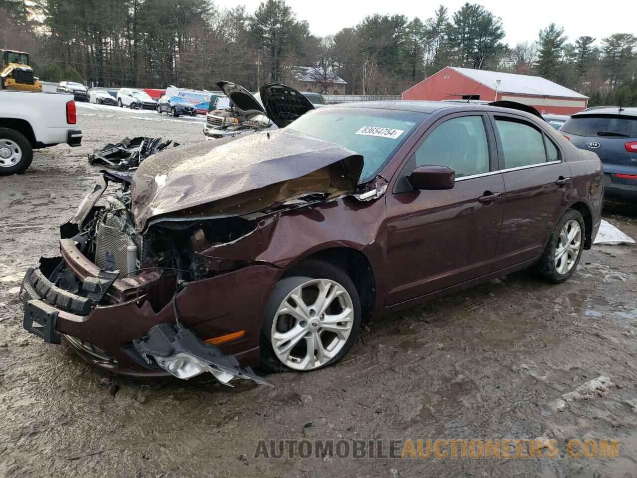 3FAHP0HG0CR386235 FORD FUSION 2012