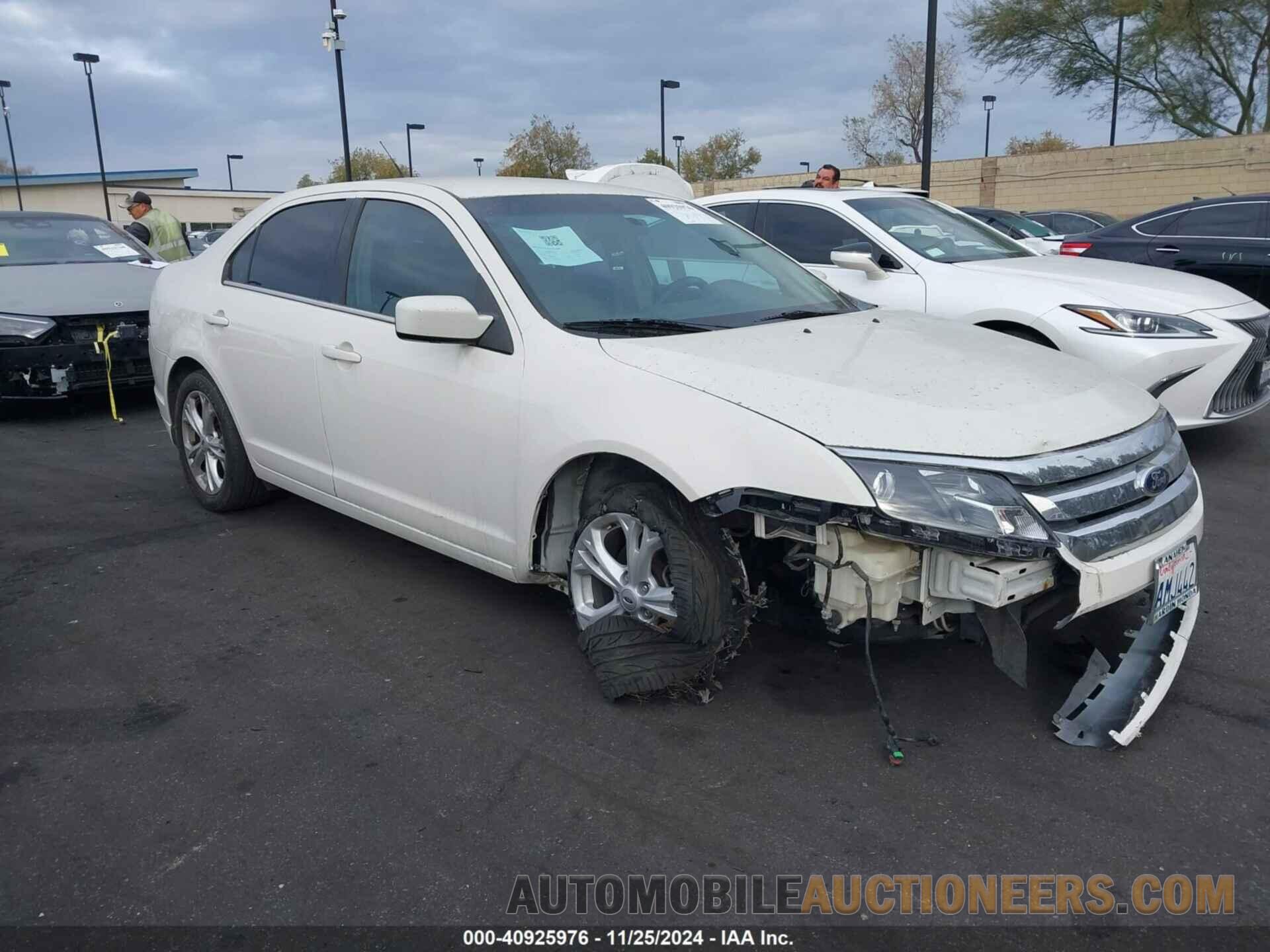 3FAHP0HG5CR274241 FORD FUSION 2012