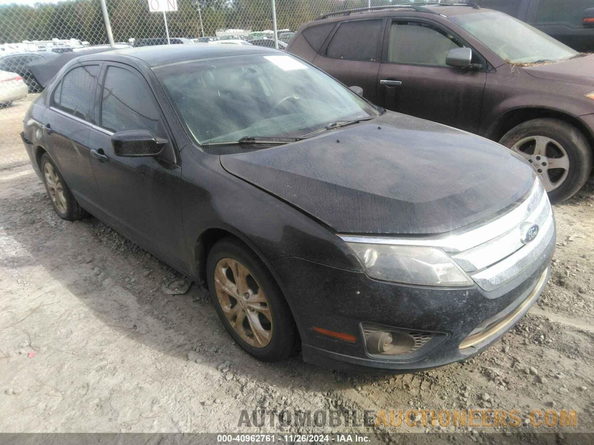 3FAHP0HG7CR421787 FORD FUSION 2012