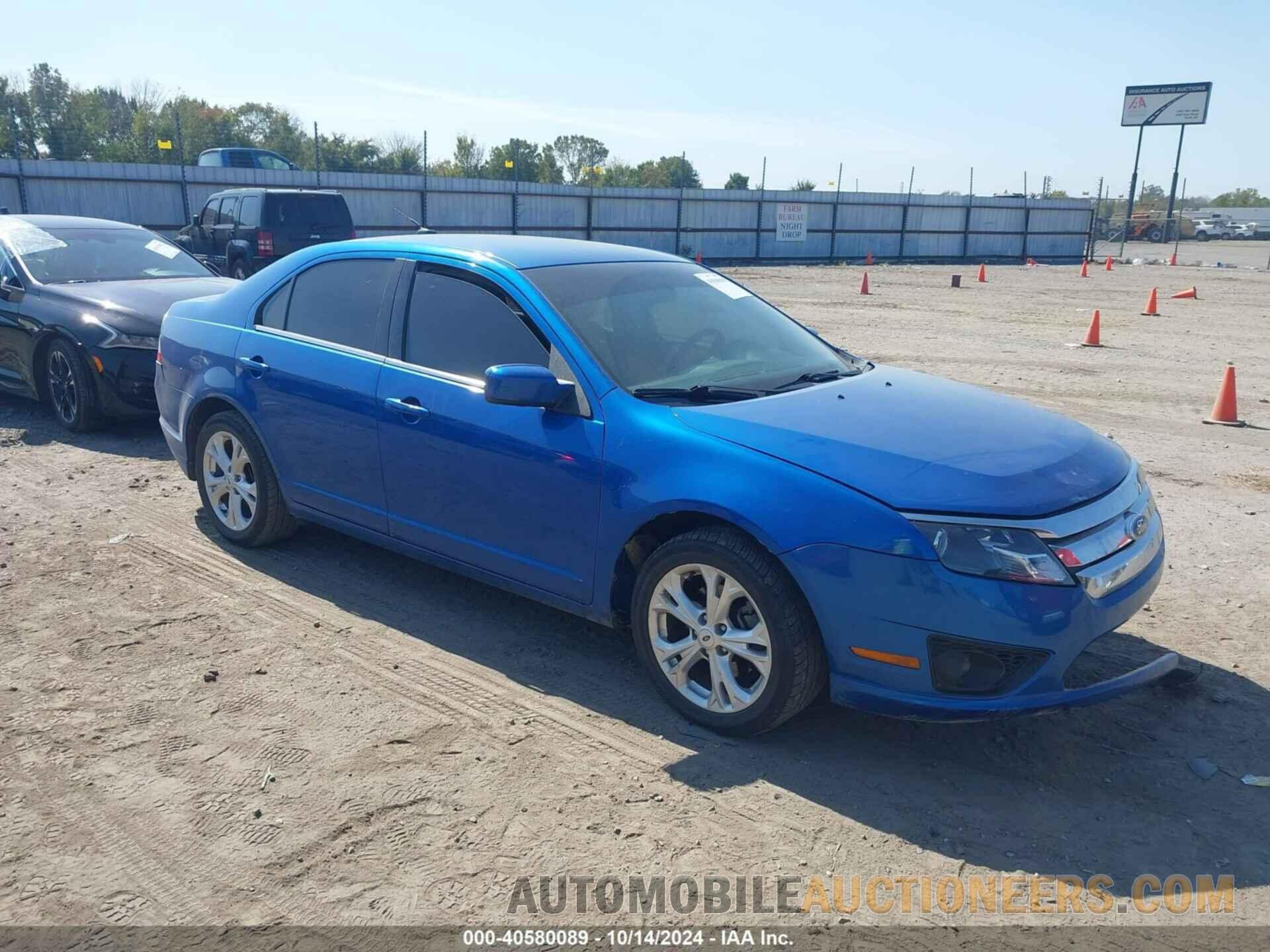 3FAHP0HGXCR342646 FORD FUSION 2012