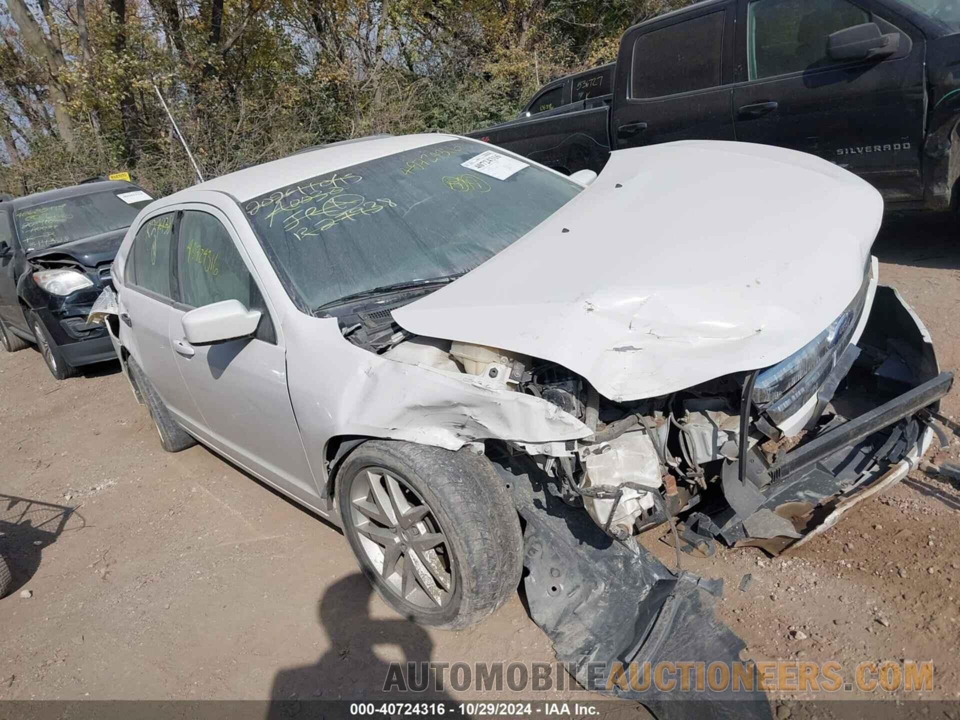 3FAHP0JA9CR207938 FORD FUSION 2012