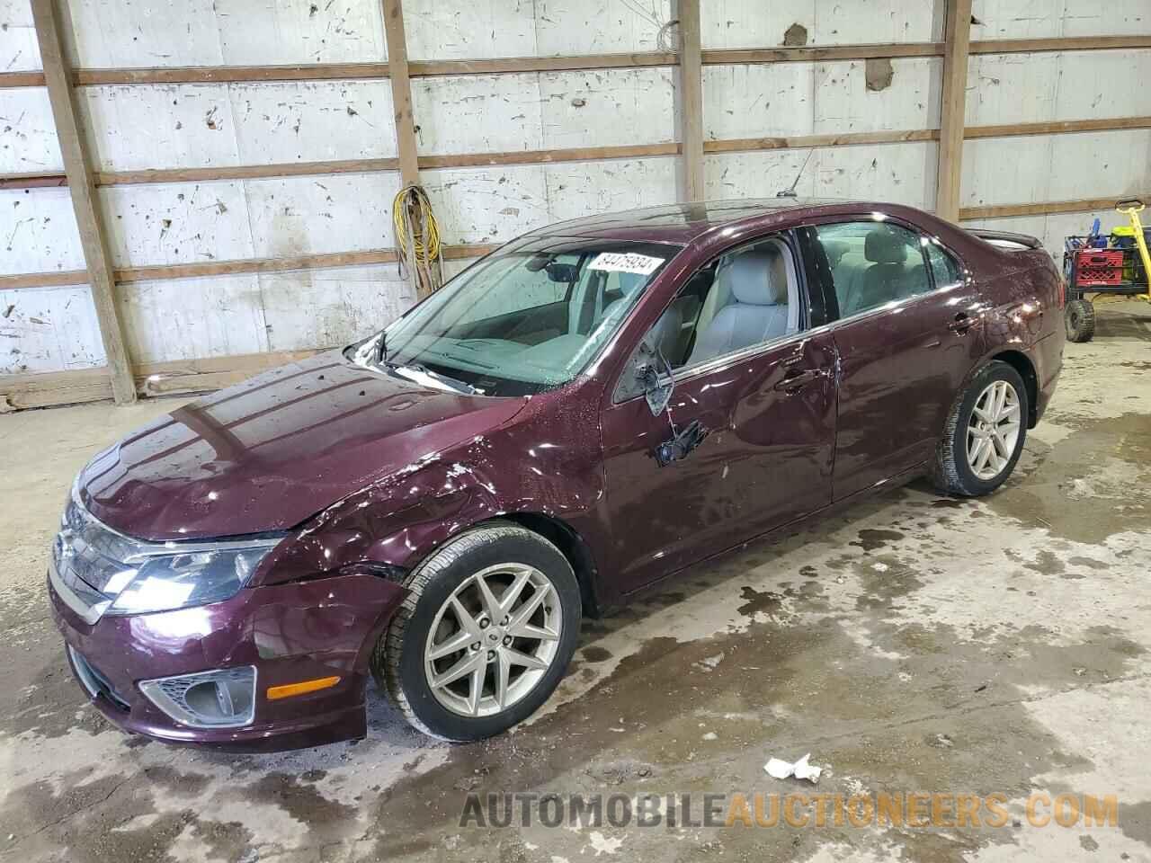 3FAHP0JG6CR392065 FORD FUSION 2012