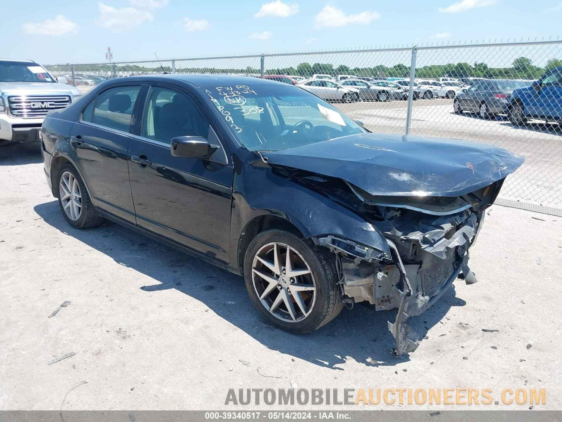 3FAHP0JG9CR146255 FORD FUSION 2012