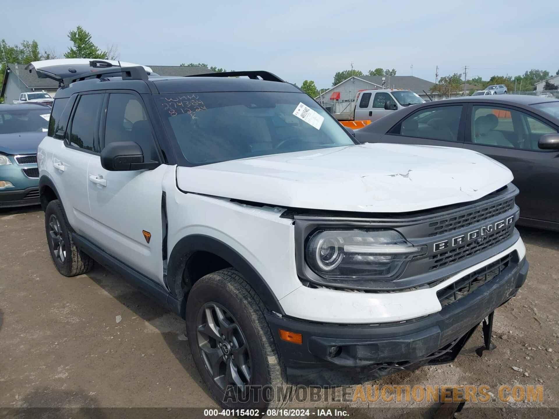 3FMCR9D90MRA06317 FORD BRONCO SPORT 2021