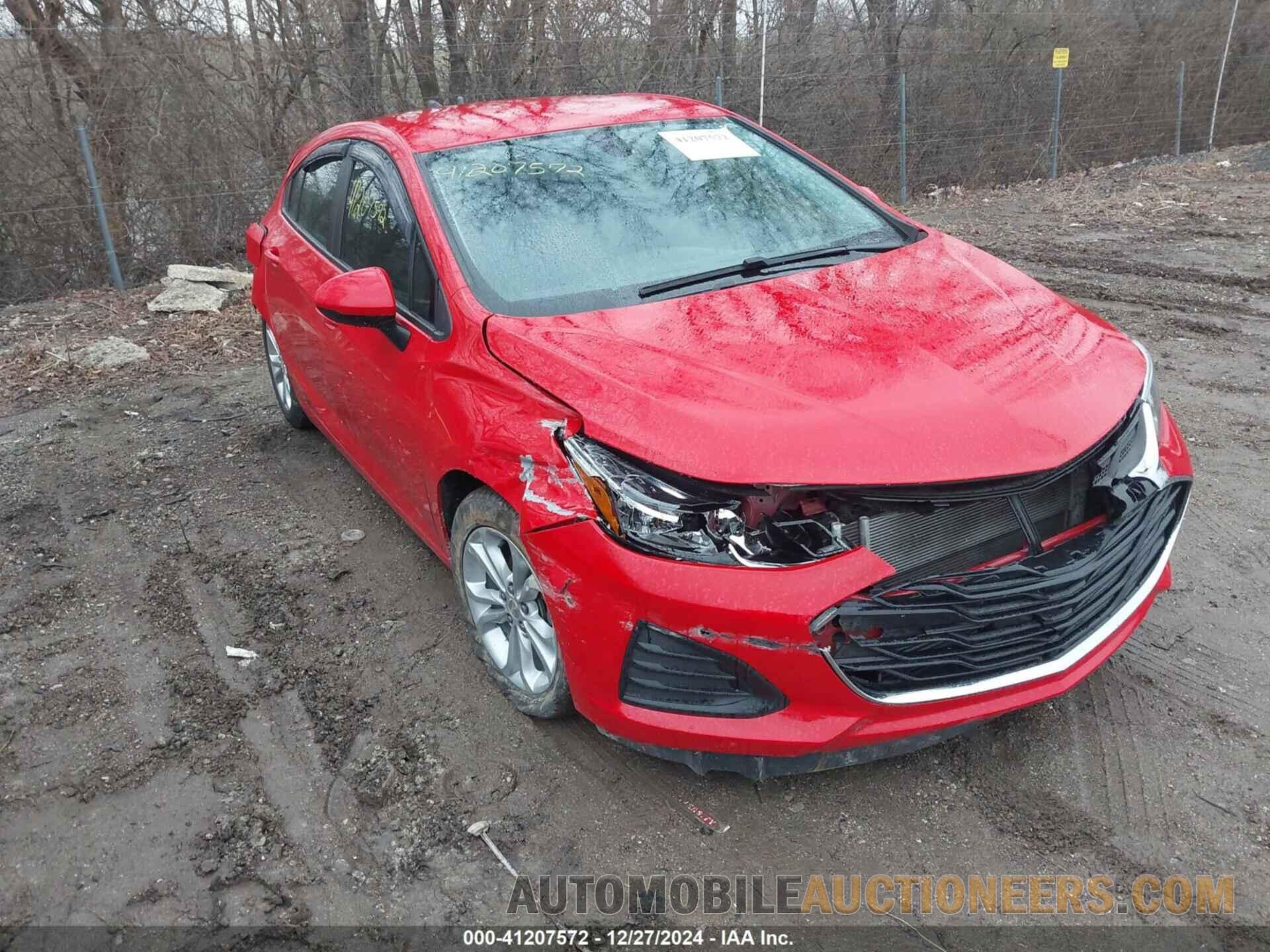 3G1BC6SM0KS578705 CHEVROLET CRUZE 2019