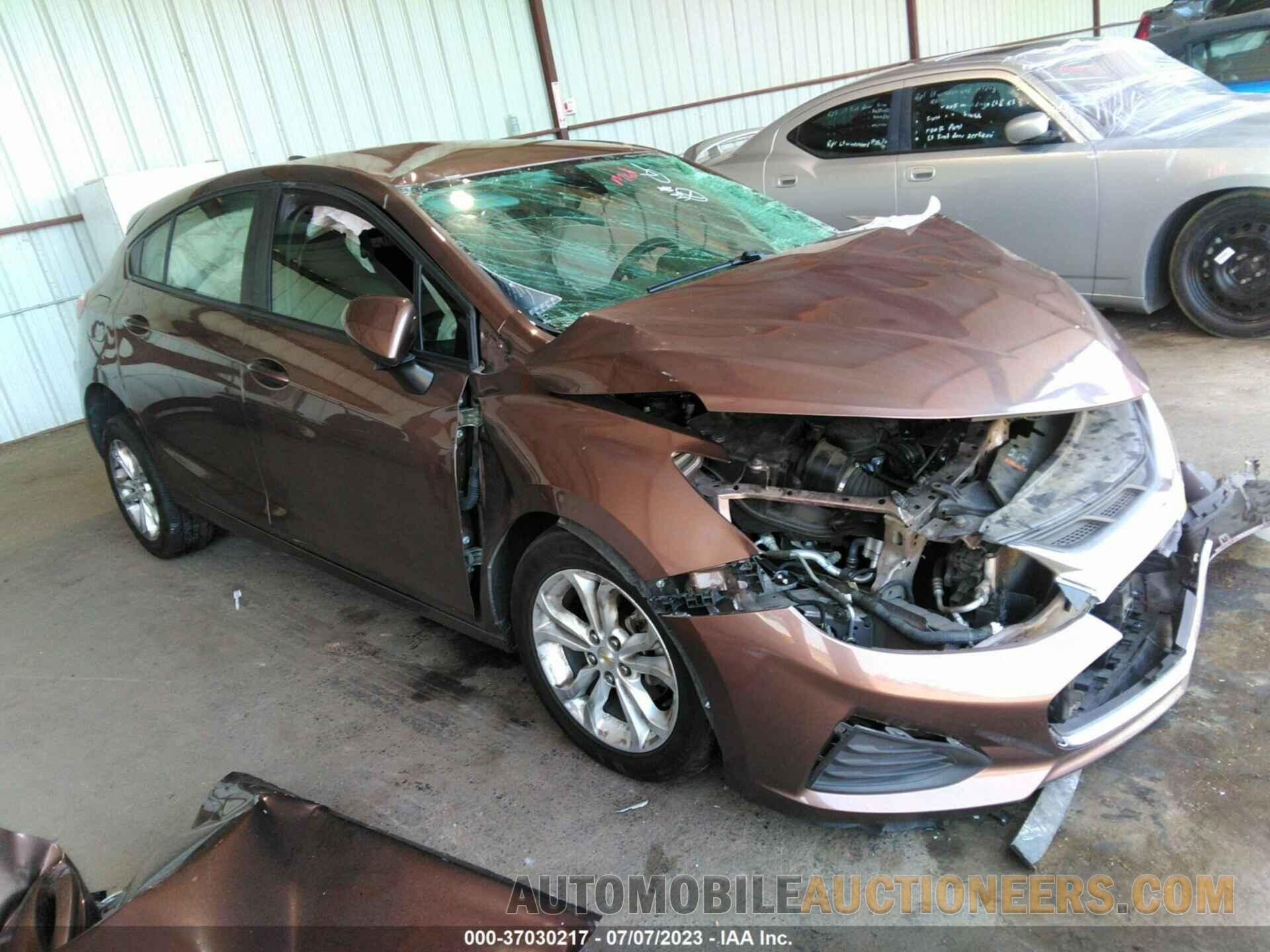 3G1BC6SM0KS604087 CHEVROLET CRUZE 2019