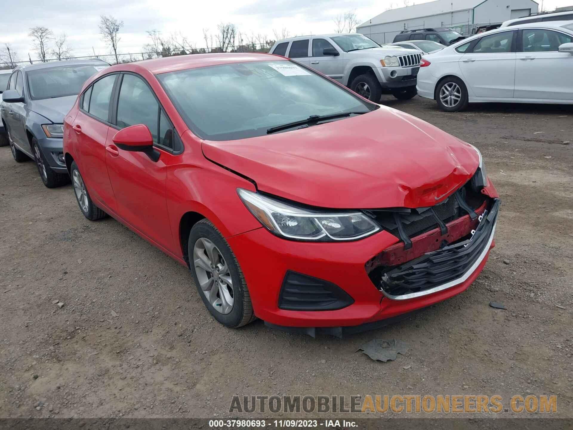 3G1BC6SM5KS558627 CHEVROLET CRUZE 2019