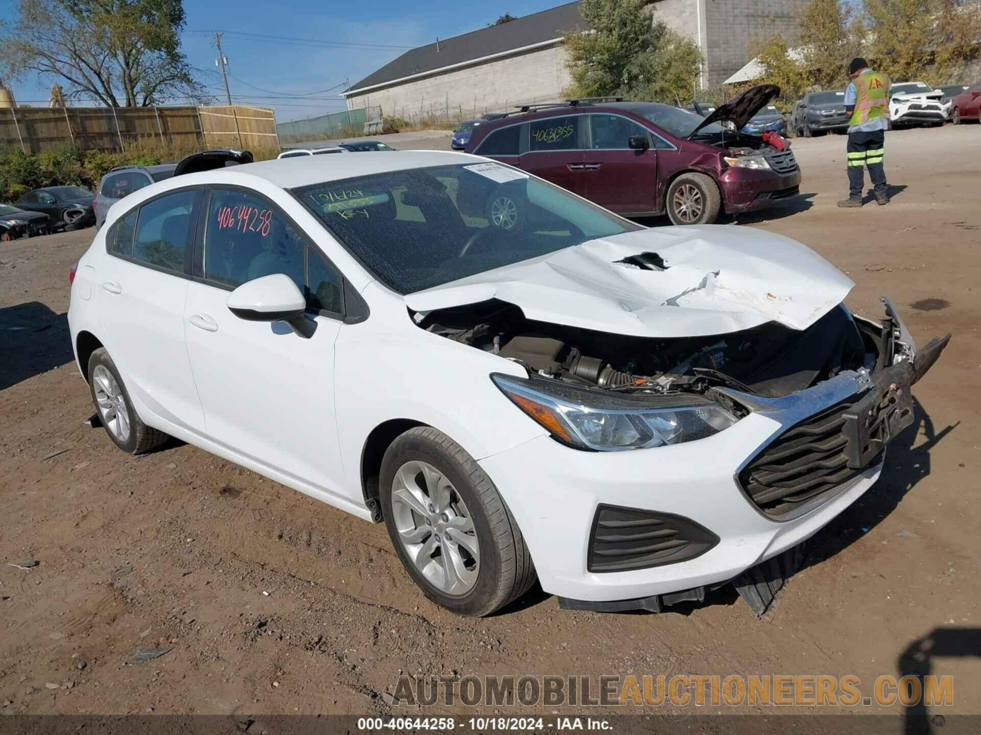 3G1BC6SM5KS604652 CHEVROLET CRUZE 2019