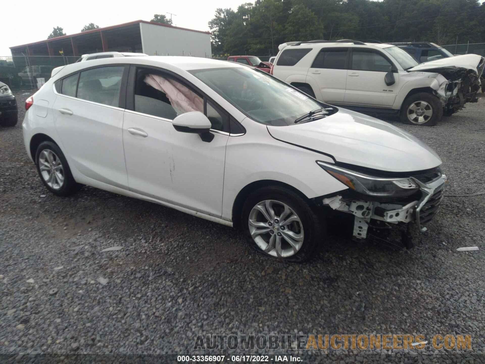 3G1BE6SM2KS580062 CHEVROLET CRUZE 2019