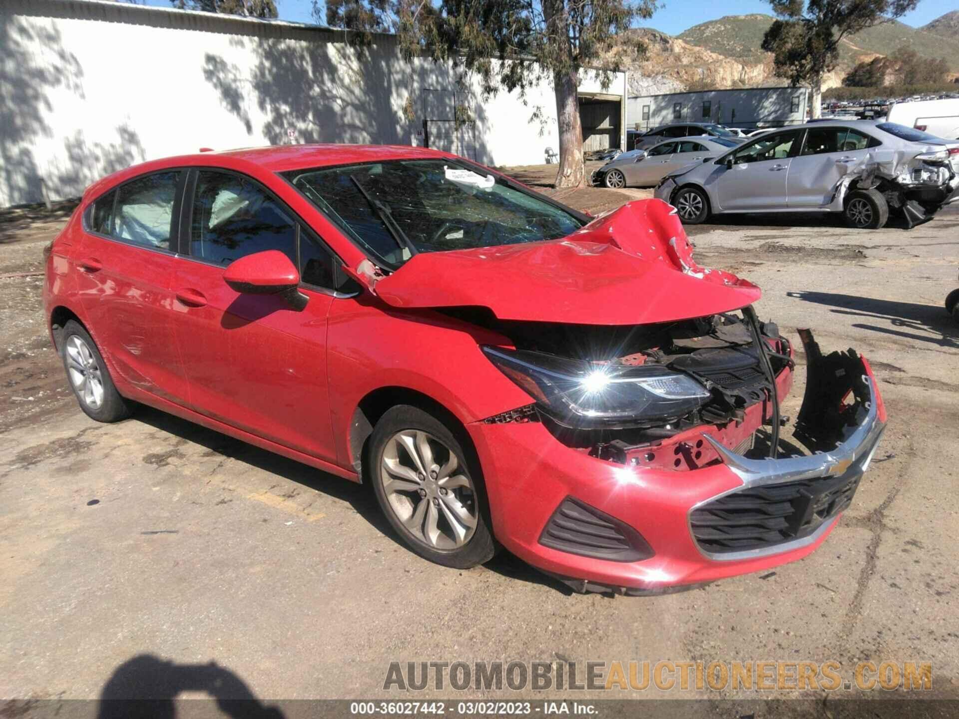 3G1BE6SM4KS543725 CHEVROLET CRUZE 2019