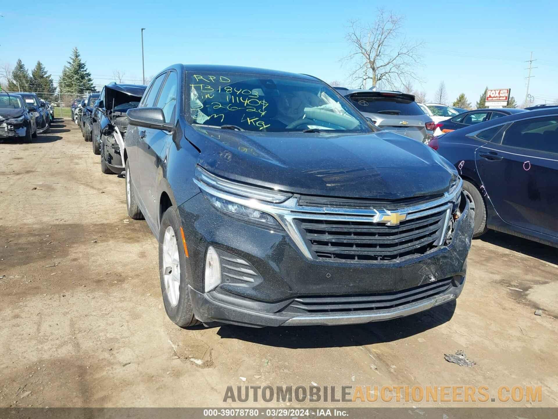 3GNAXKEV4NL111409 CHEVROLET EQUINOX 2022