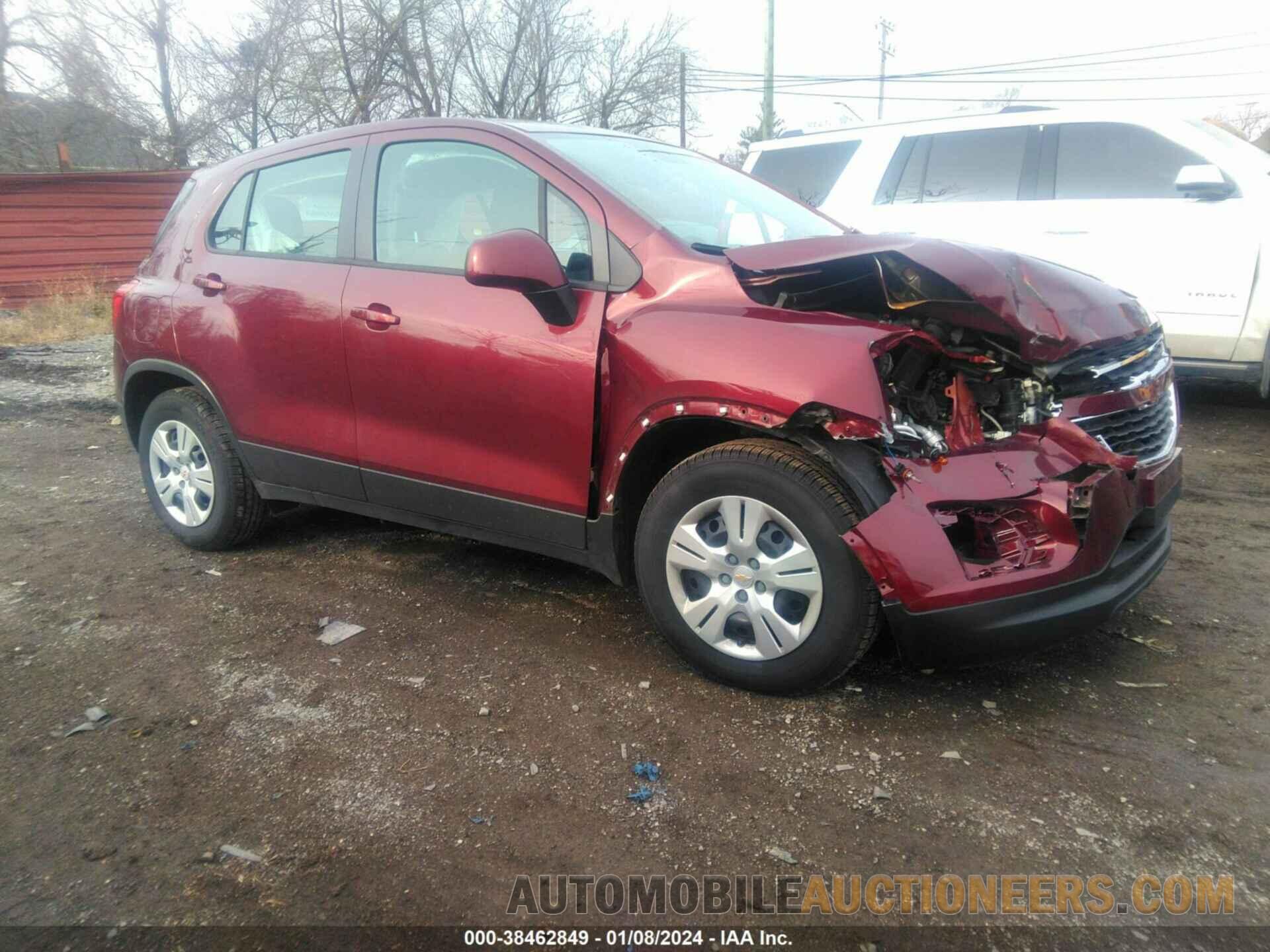 3GNCJKSB0GL228170 CHEVROLET TRAX 2016