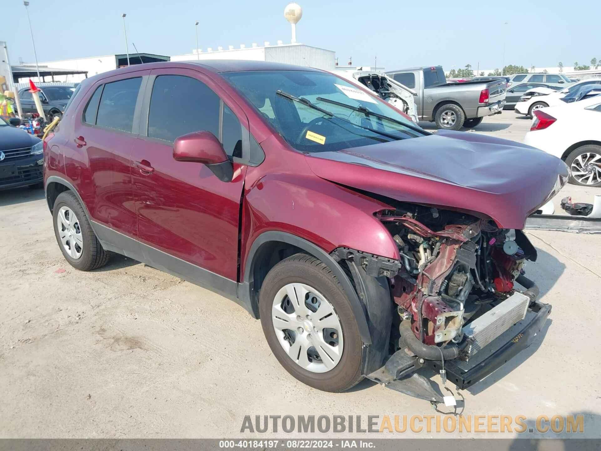 3GNCJKSB1GL253661 CHEVROLET TRAX 2016