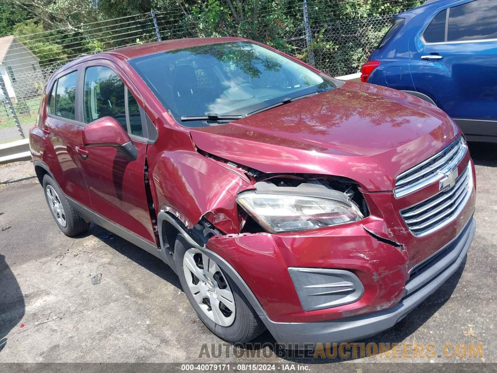 3GNCJKSB3GL272194 CHEVROLET TRAX 2016