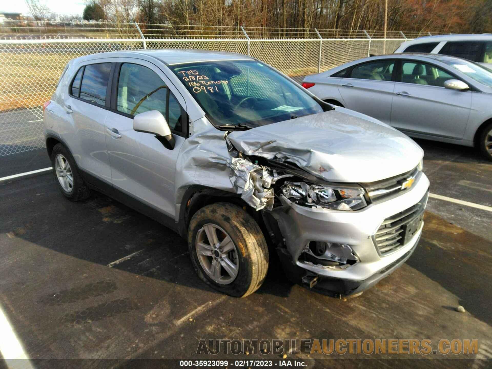 3GNCJKSB3KL320981 CHEVROLET TRAX 2019