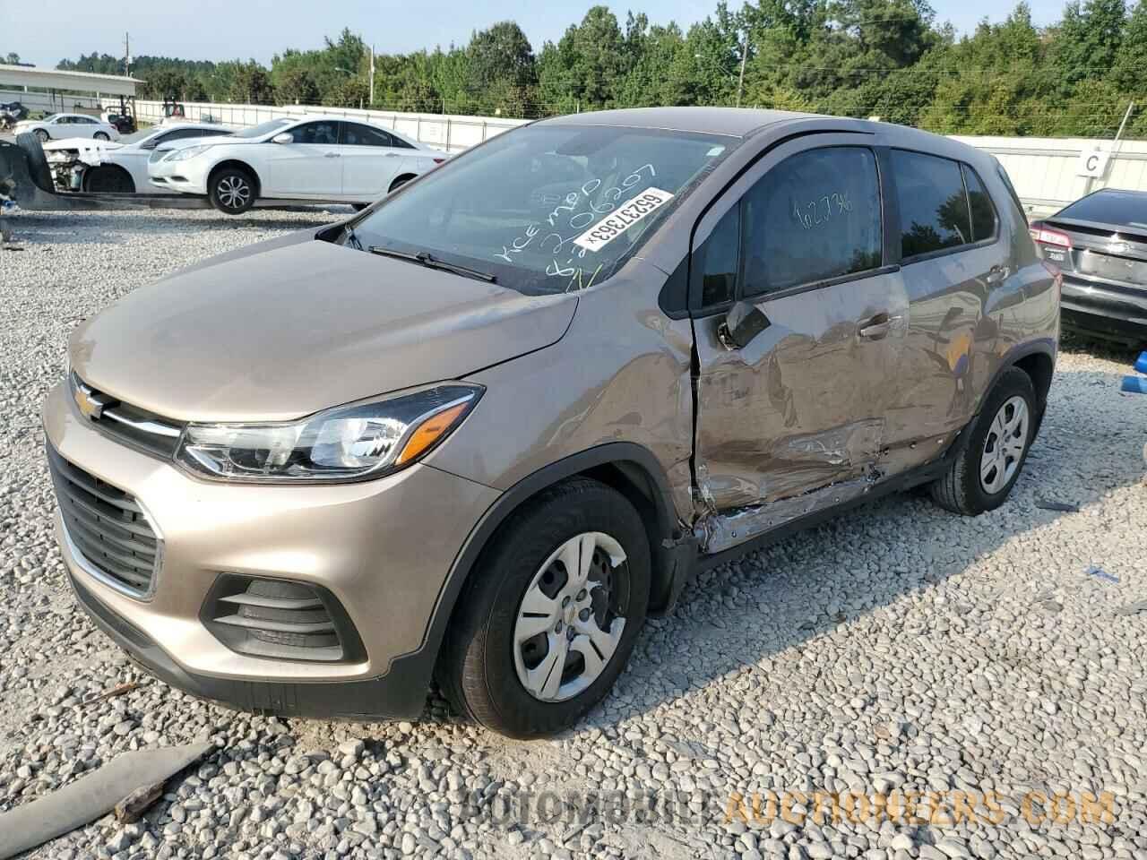 3GNCJKSB9JL206207 CHEVROLET TRAX 2018