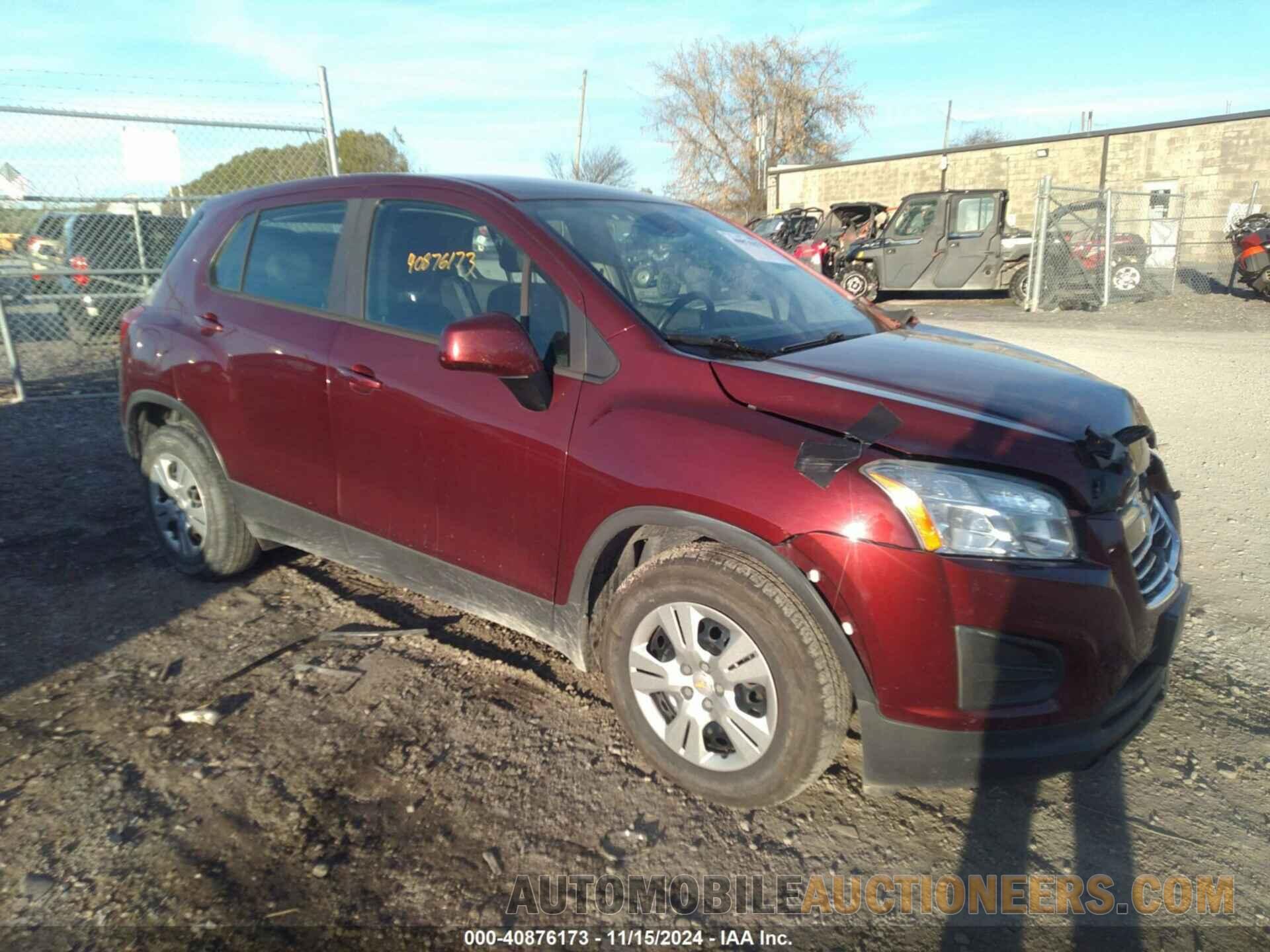 3GNCJKSBXGL279417 CHEVROLET TRAX 2016