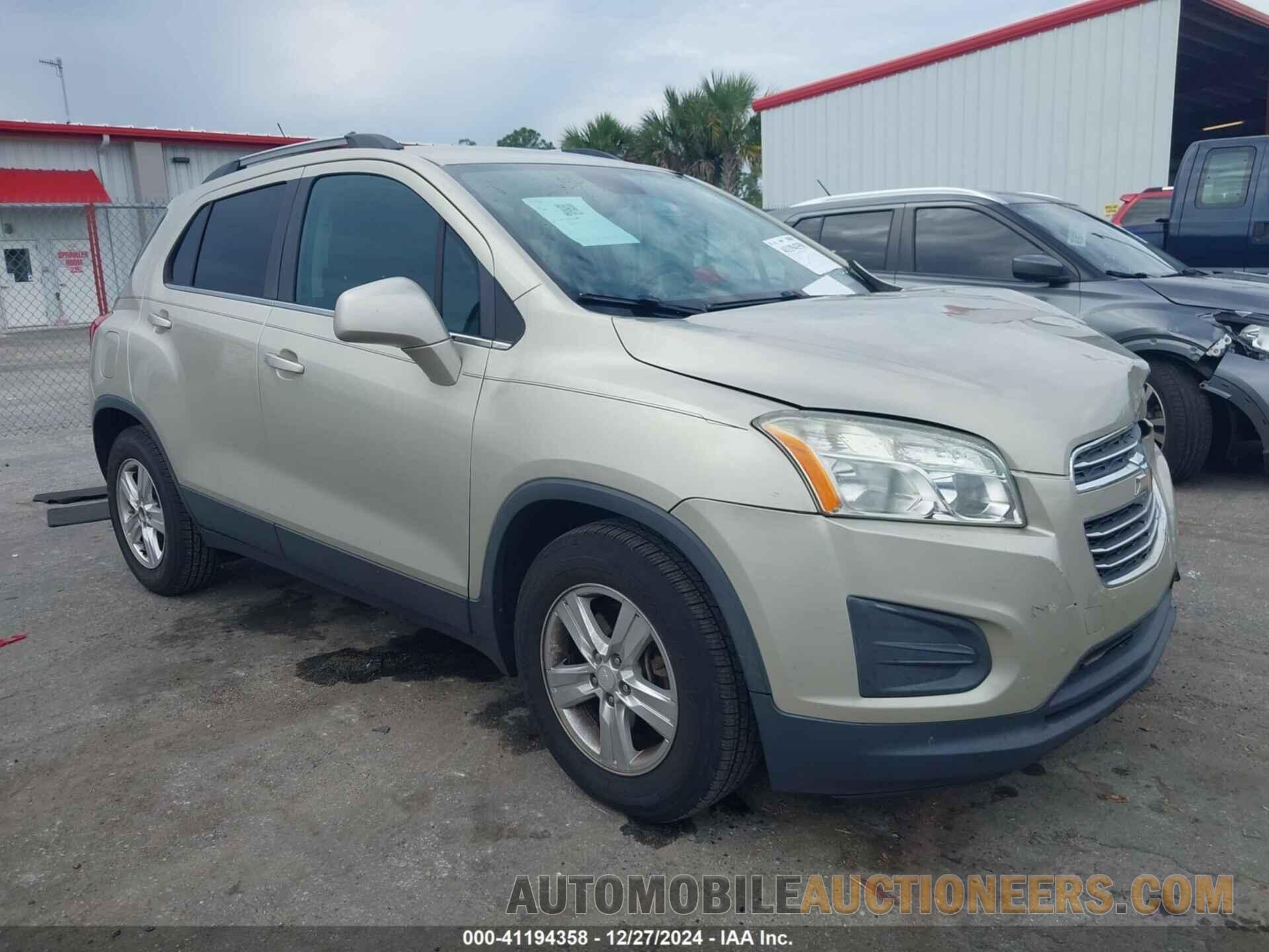 3GNCJLSB5GL230180 CHEVROLET TRAX 2016