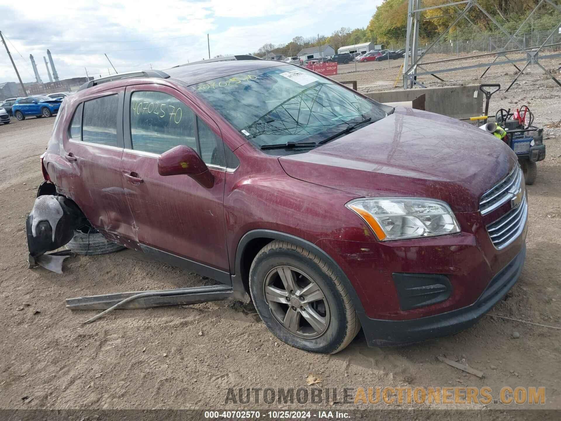 3GNCJLSBXGL245306 CHEVROLET TRAX 2016