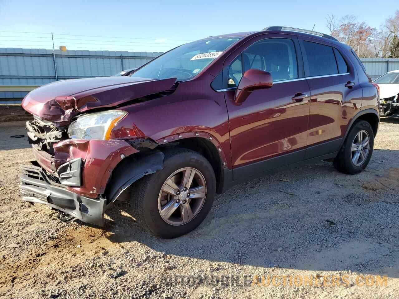 3GNCJPSB8GL162836 CHEVROLET TRAX 2016