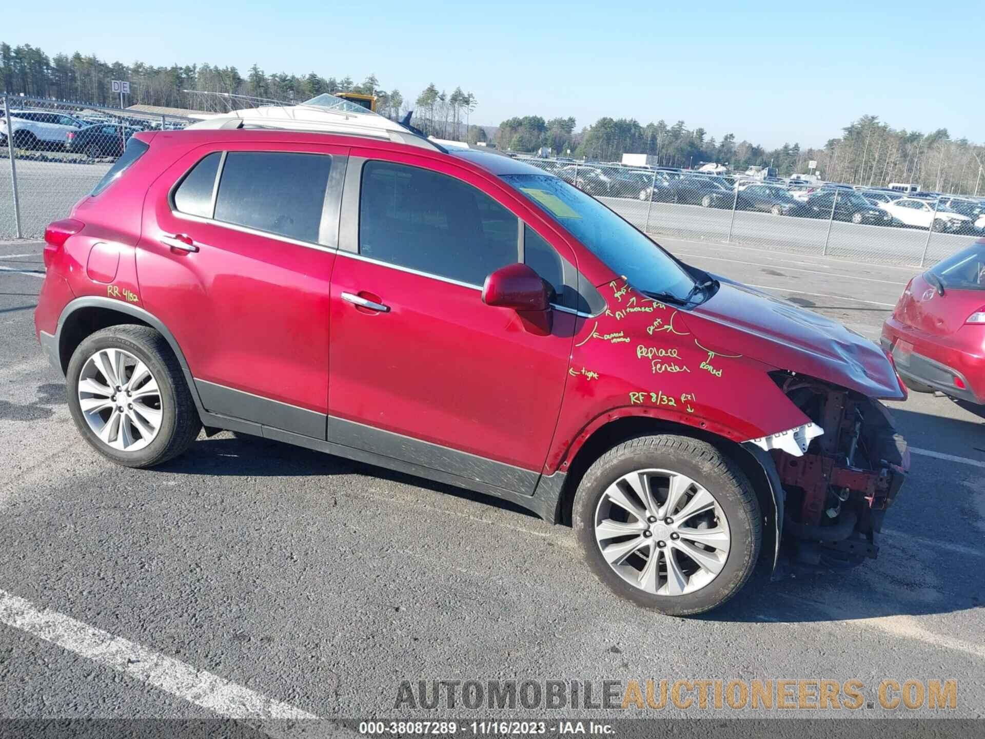 3GNCJRSB8JL238493 CHEVROLET TRAX 2018