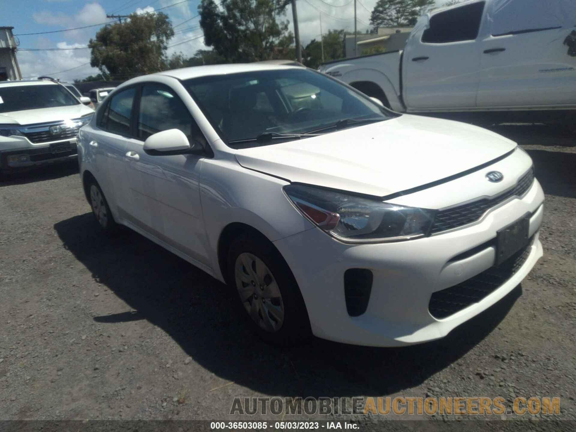 3KPA24AB0JE058303 KIA RIO 2018