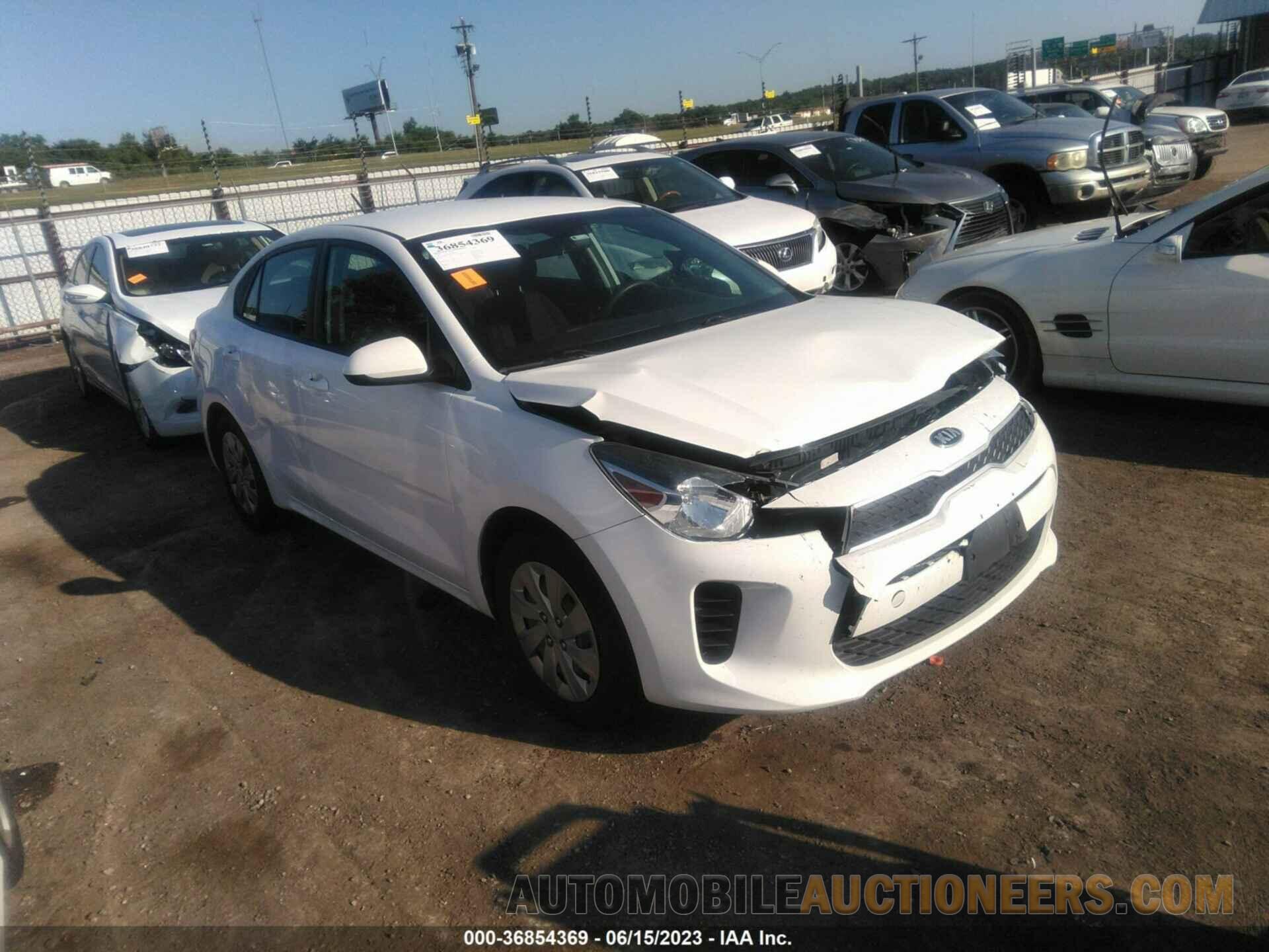 3KPA24AB1JE086532 KIA RIO 2018