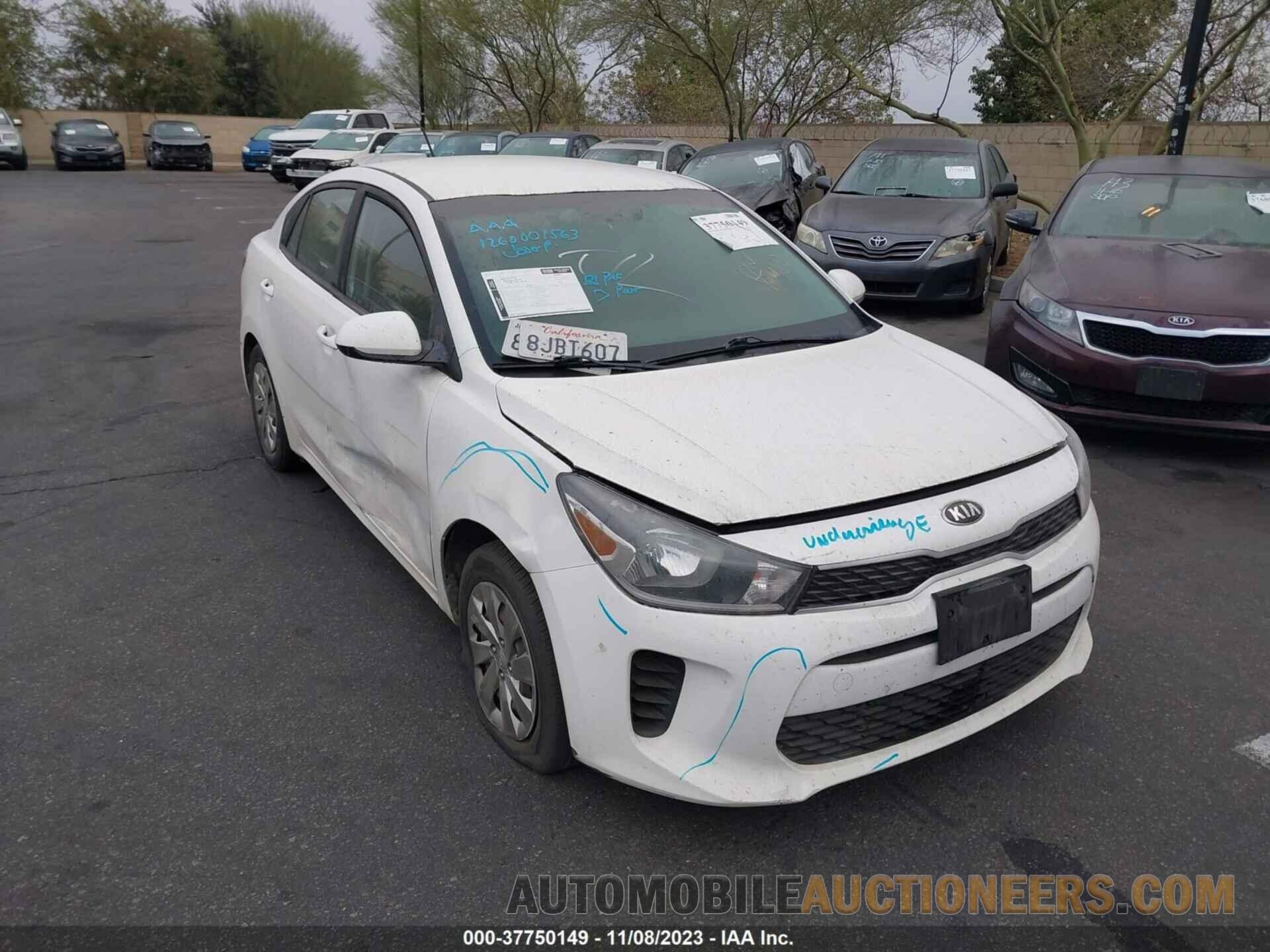 3KPA24AB8JE047761 KIA RIO 2018