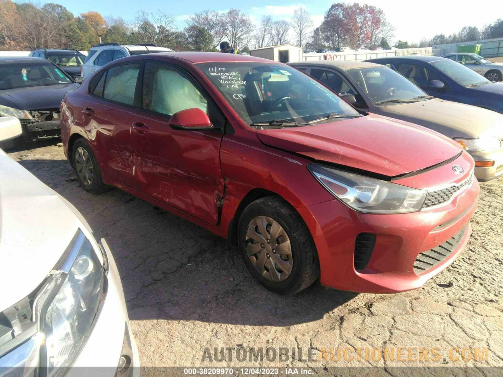 3KPA24ABXKE210654 KIA RIO 2019