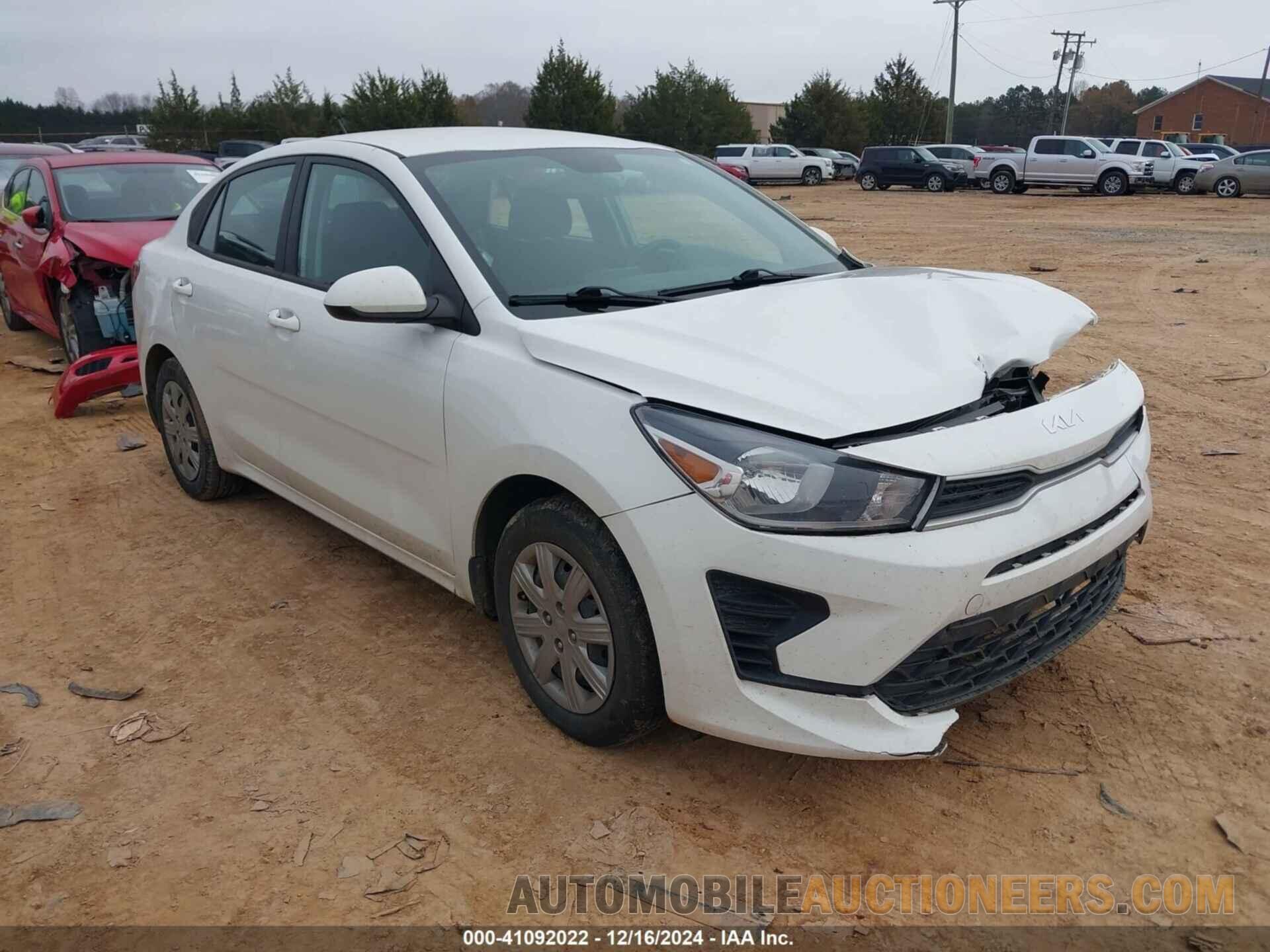 3KPA24AD0NE471300 KIA RIO 2022