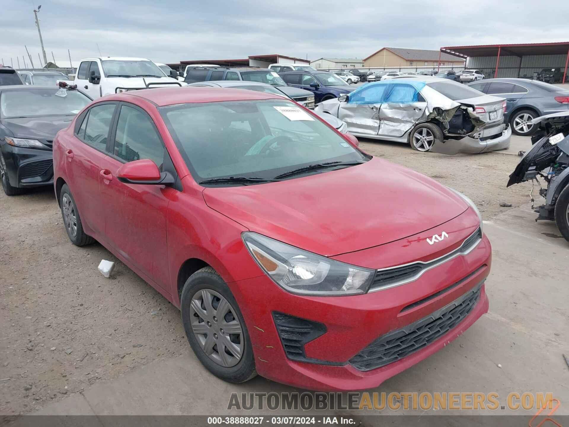 3KPA24AD4NE505707 KIA RIO 2022