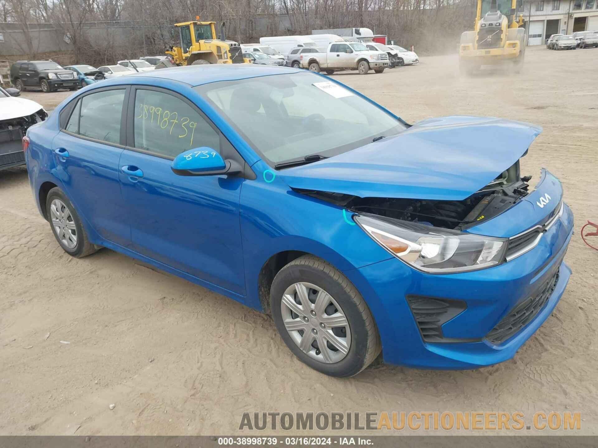 3KPA24AD6NE436731 KIA RIO 2022