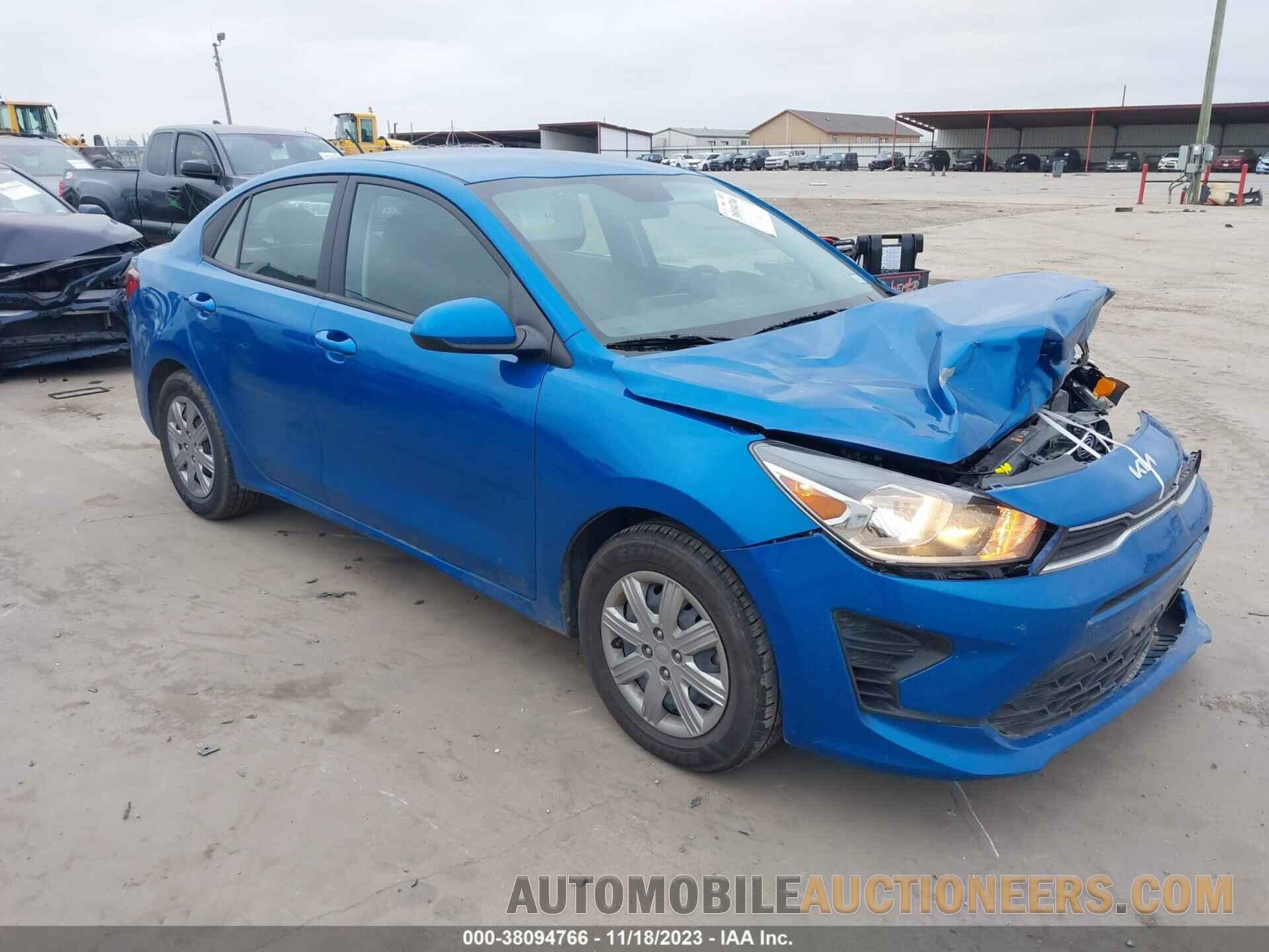 3KPA24AD6NE485394 KIA RIO 2022