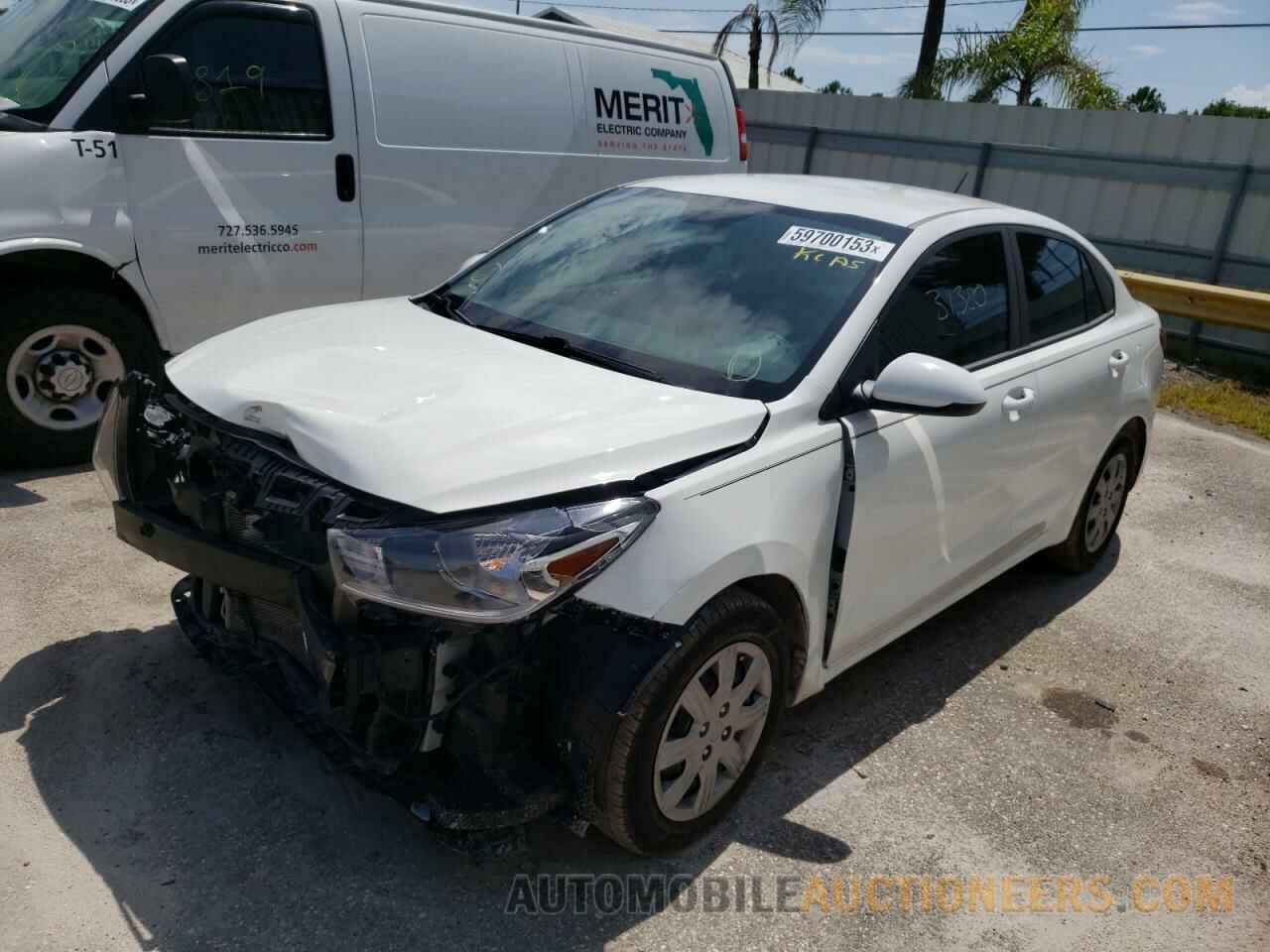 3KPA24AD6NE496444 KIA RIO 2022