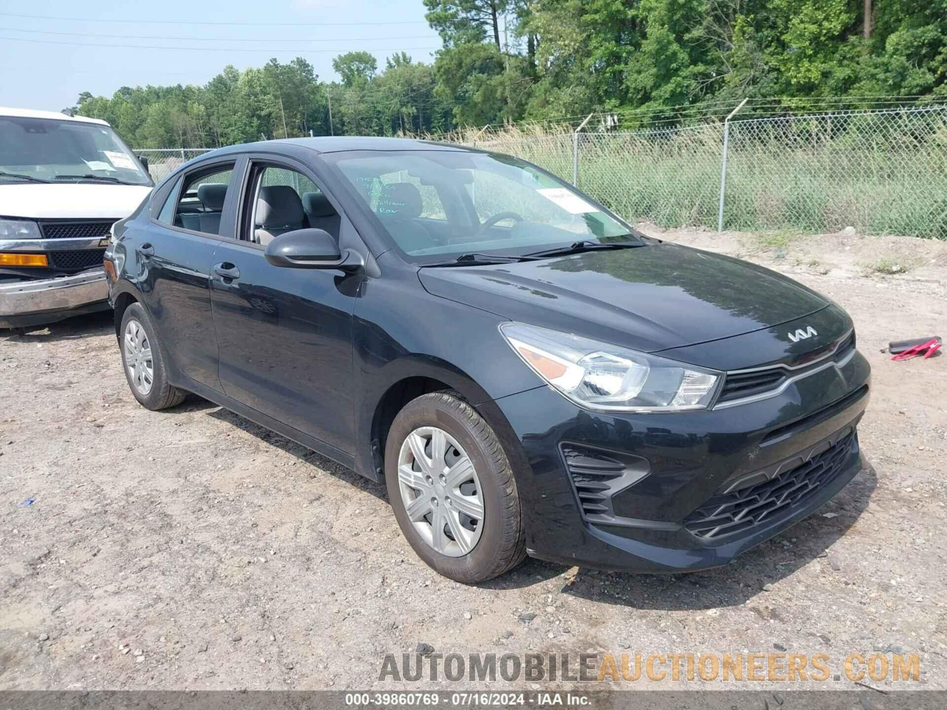 3KPA24AD7NE431229 KIA RIO 2022