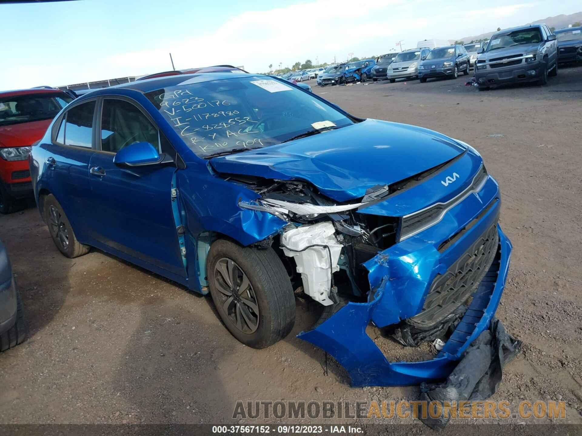 3KPA24AD7NE500176 KIA RIO 2022