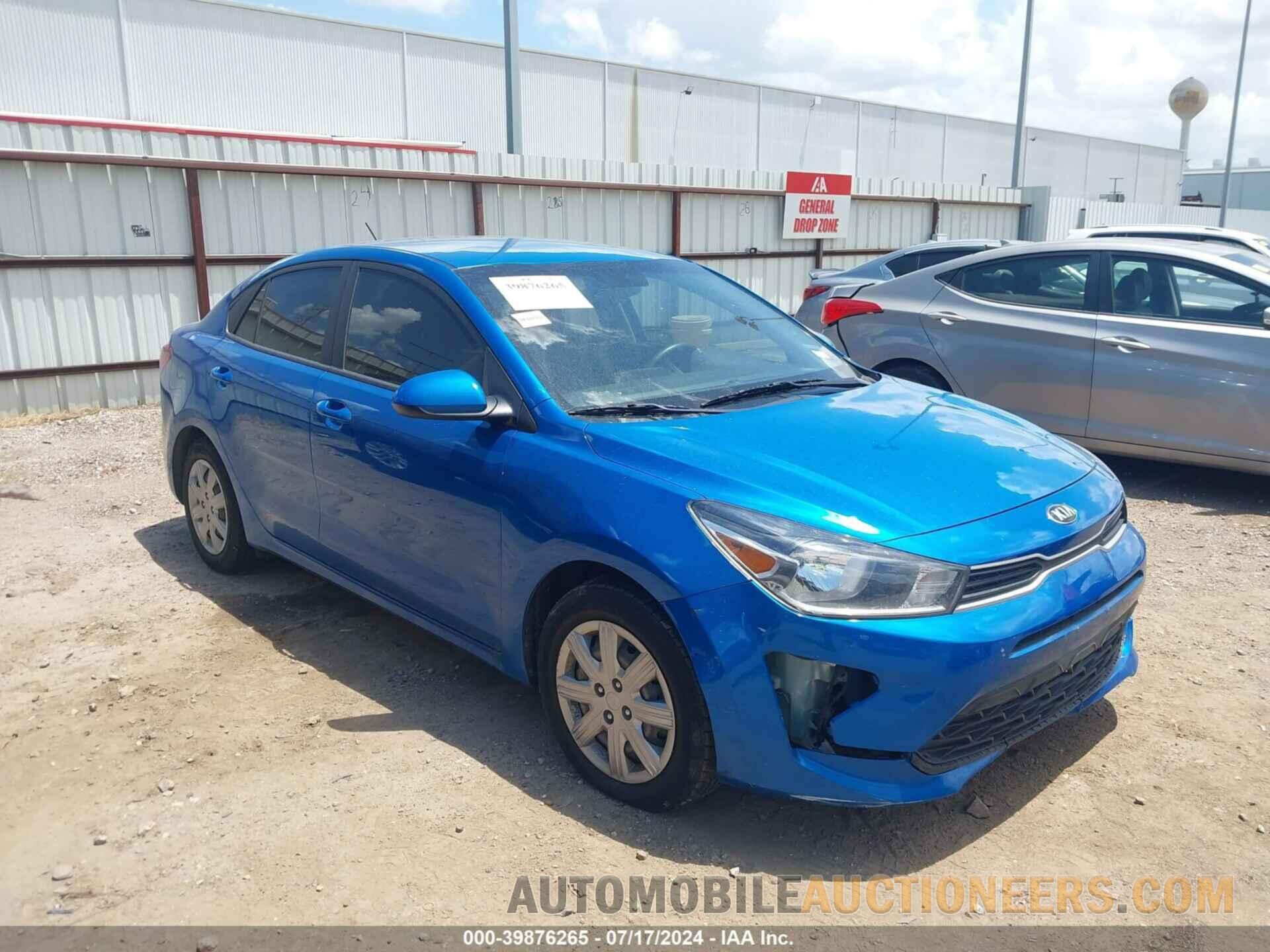 3KPA24AD8ME393301 KIA RIO 2021