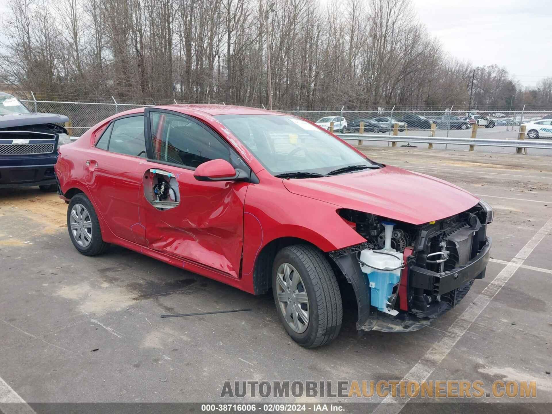 3KPA24AD8NE431496 KIA RIO 2022