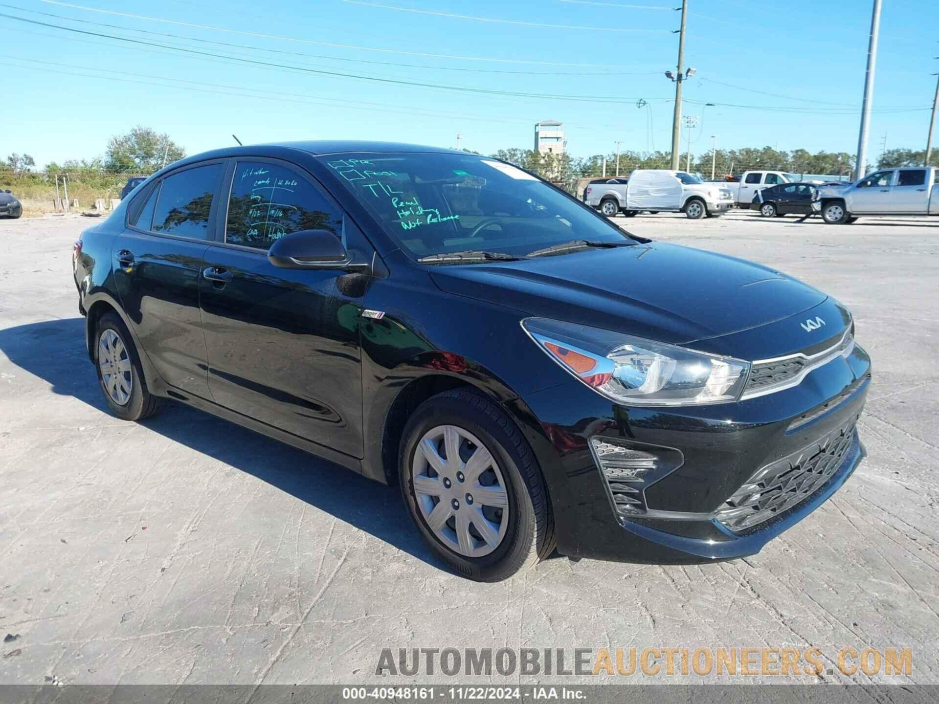 3KPA24AD8NE432437 KIA RIO 2022